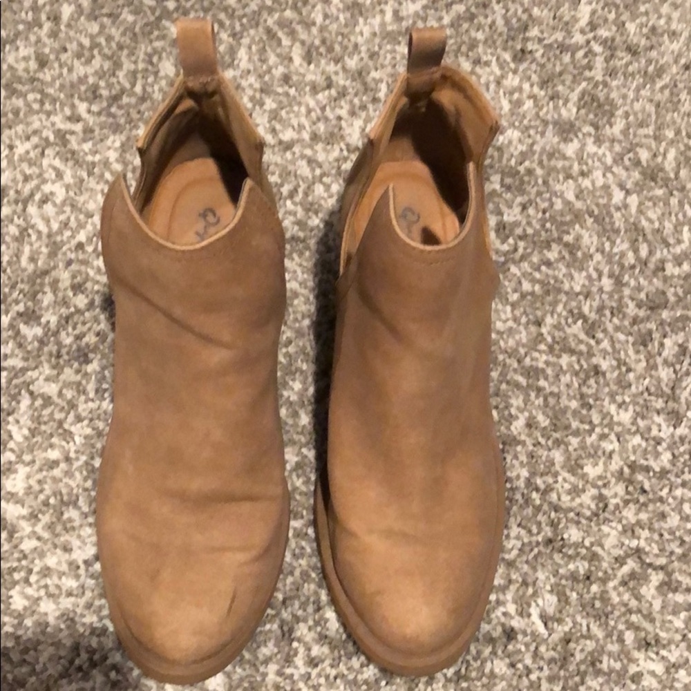 Brown Qupid booties